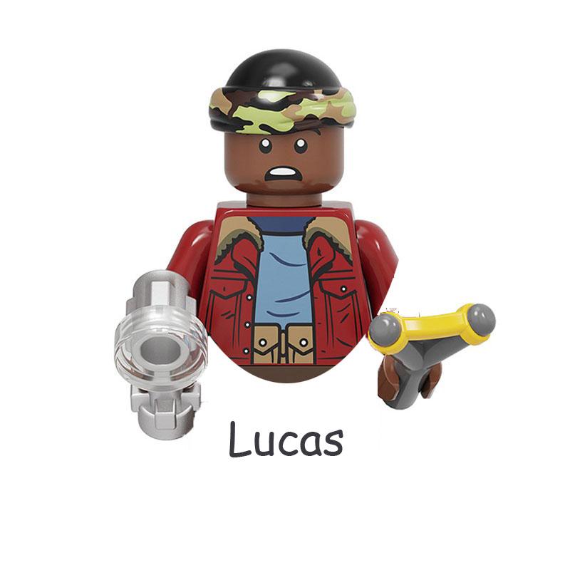 Aktionen! 4 Stück/Set Der Schreckliche Film Dustin Mike Vecna Will Eleven Modellfigur Blöcke Bausteine Spielzeug für Kinder