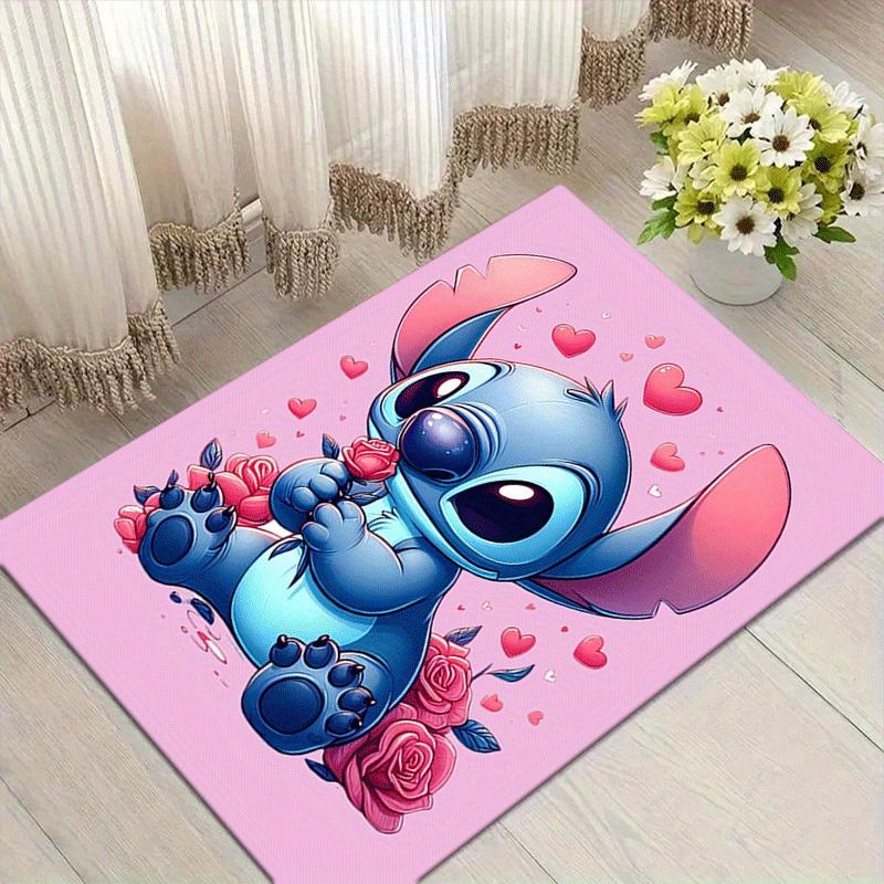 

1pc Stitch Pattern Area Rug Soft Flannel Floor Mat for Living Room,Office,Bedroom and Carpet 60cm by 90cm