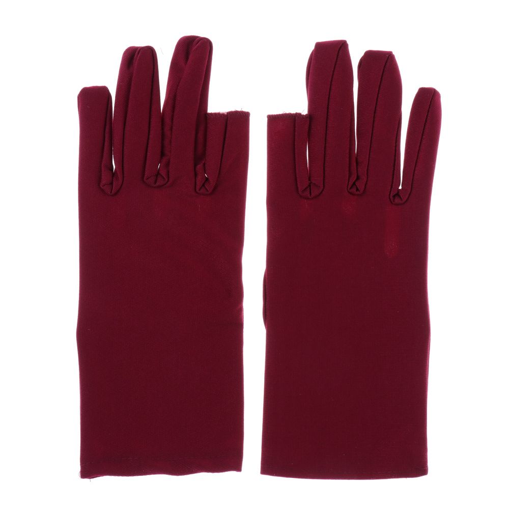 

Protection Sports/Biking Two Finger Touch screen Thin Spandex Gloves Summer Mittens Driving Gloves вина червоного кольору