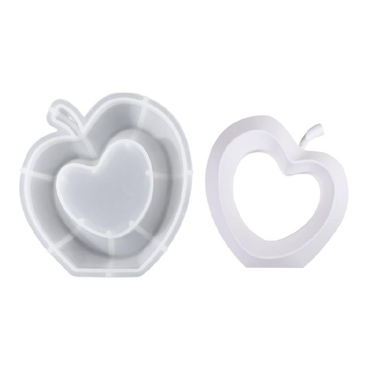 

Flexible Easy Release Silicone Mold for Elegant and Detailed Apples Decoration Gypsum Plaster Cement Candle Mould L