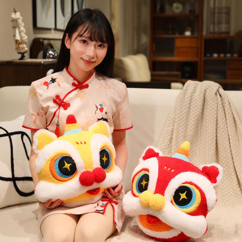 Chinese New Year Plush Sugar Cane Firework Decorative Dolls For Living Room And Sofa Decor