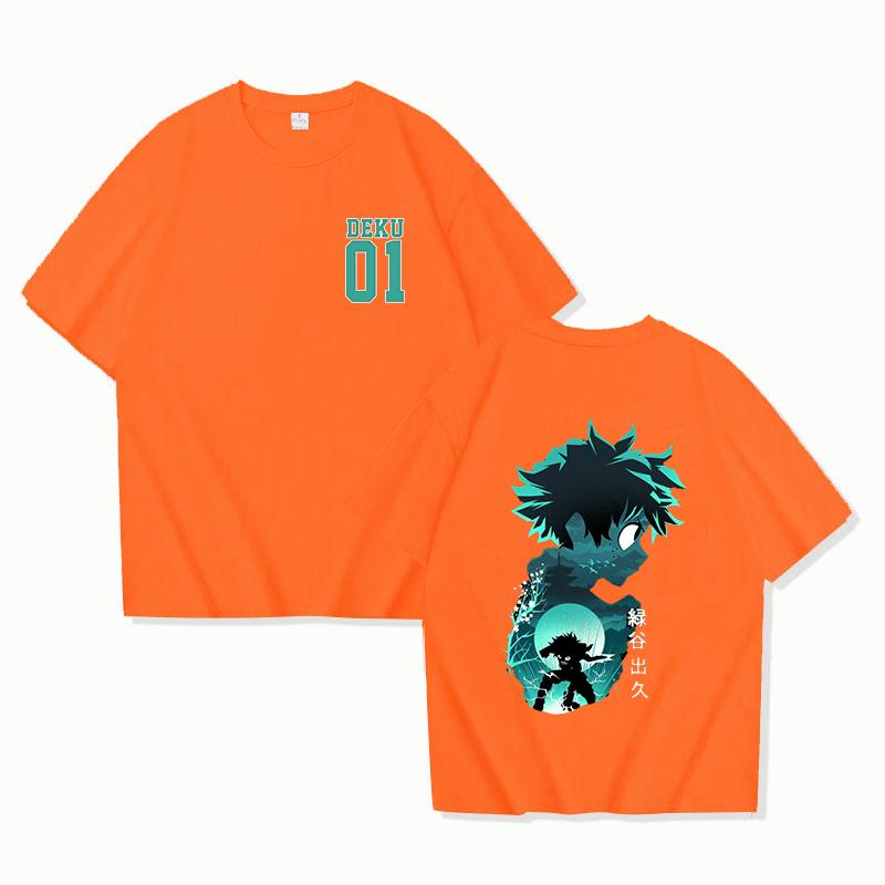 

New Deku 01 Print T-shirt Women s Fashion Casual Summer Cool Shirs Unisex Anime Short Sleeve Shirts Tee 4XL