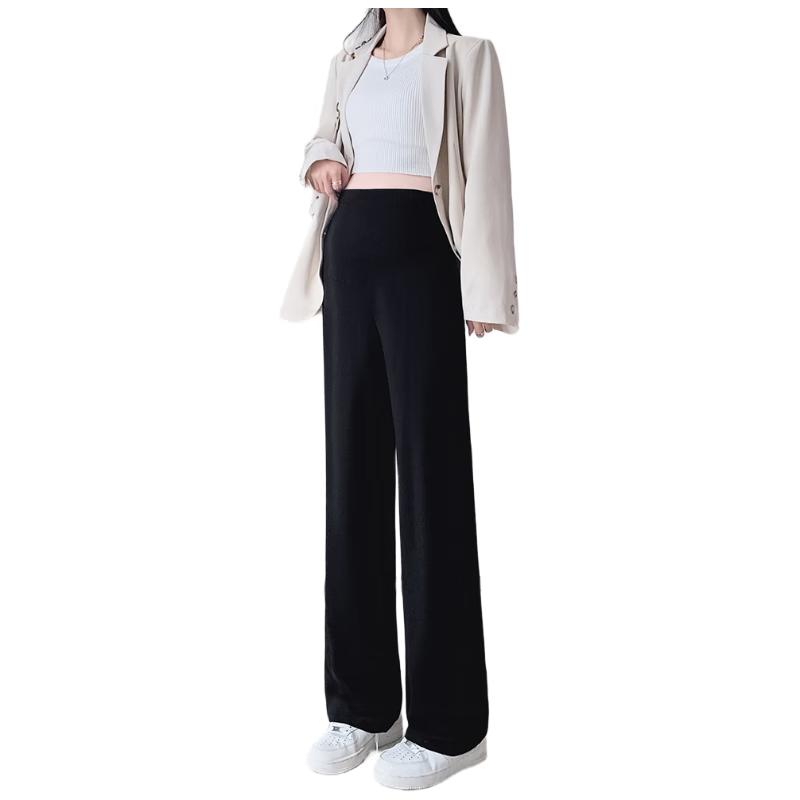 Широкие брюки для беременных JOYNCLEON Petite (Осенне-зимний тонкий стиль) XL