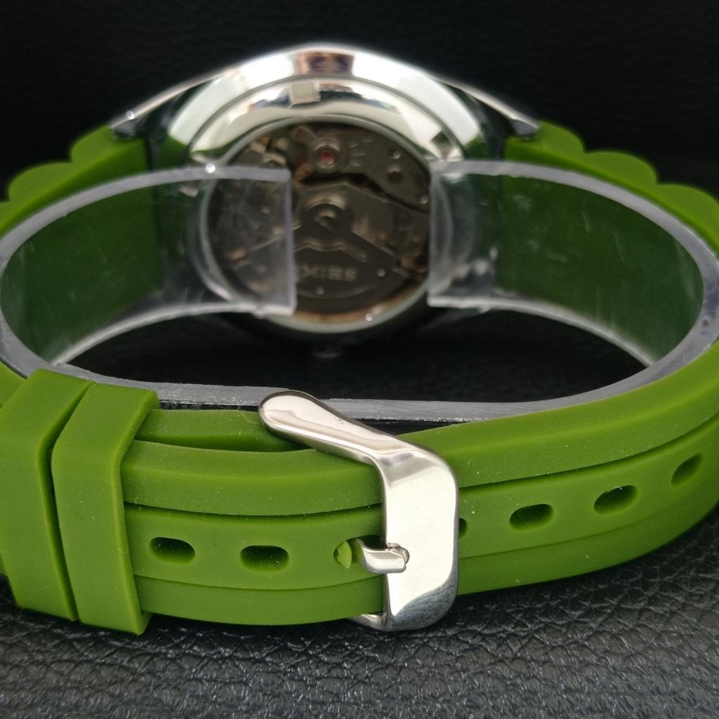 REFURBISHED SEIKO 5 AUTOMATIC 6309A JAPAN MENS VINTAGE GREEN WATCH a442189-4