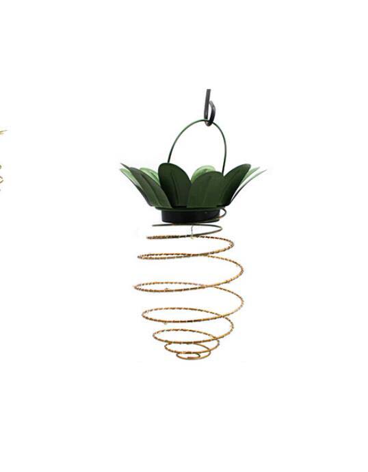 LED Copper Light Solar Power Lights String Pineapple Lamp Lantern Waterproof Outdoor Garden Decoration Single Pack Solar Pineapple Light#1