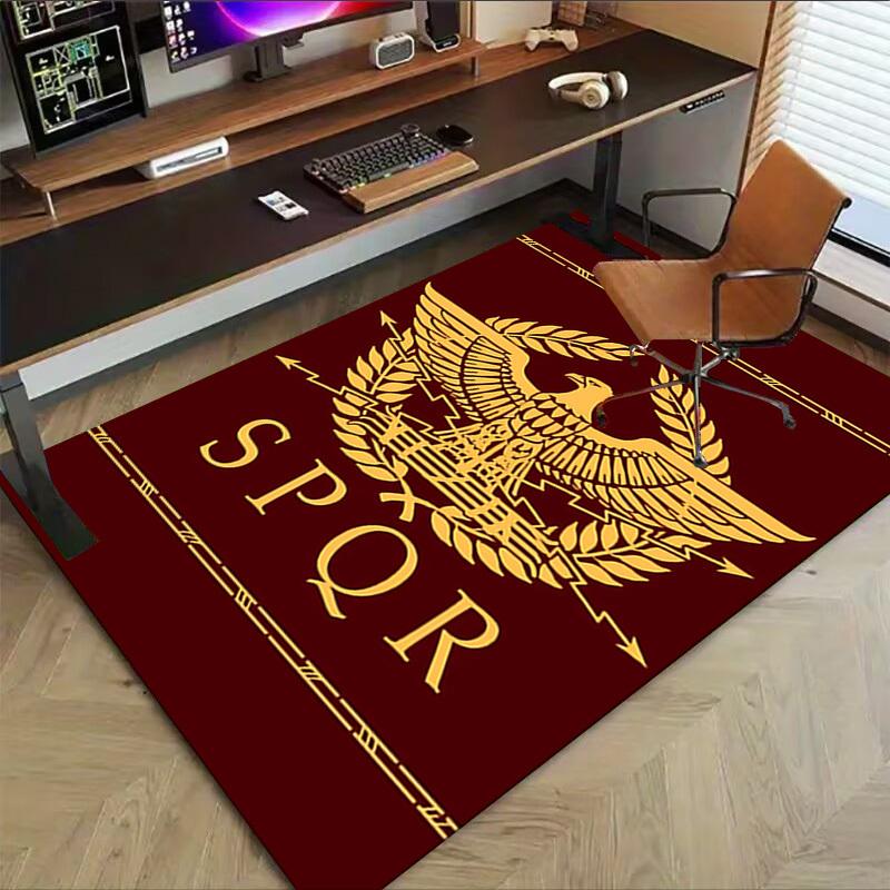 1pc Eagle SPQR Carpet, Office Rug Outdoor Mat Home Decor Area Carpet Festival