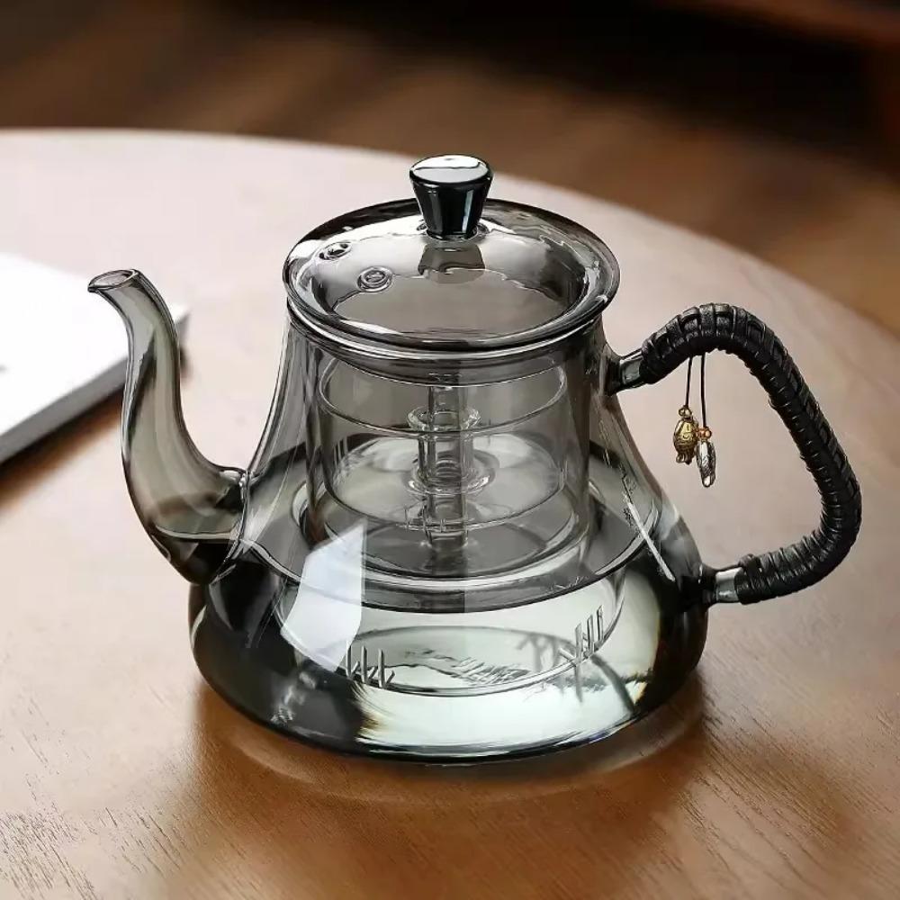 

Чайник из боросиликатного стекла, толстый и термостойкий, большой емкости, электрическая керамическая плита для кипячения чая, заварник для чая