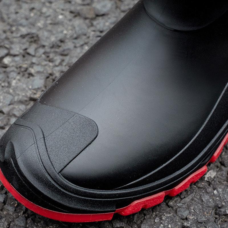 Winter Fur Rain Boots Men Fashionable All Season Non Slip Waterproof Rubber Shoes for Fishing Work Car Wash Wear Resistant Water Boots