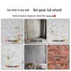 3D Self-Adhesive Waterproof Wallpaper Stickers for Dorms – White, Moisture-Proof Cover-Up