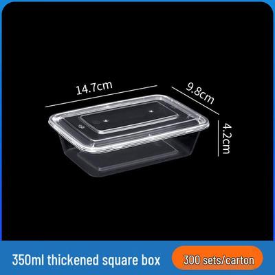 Rectangular Disposable Plastic Food Containers