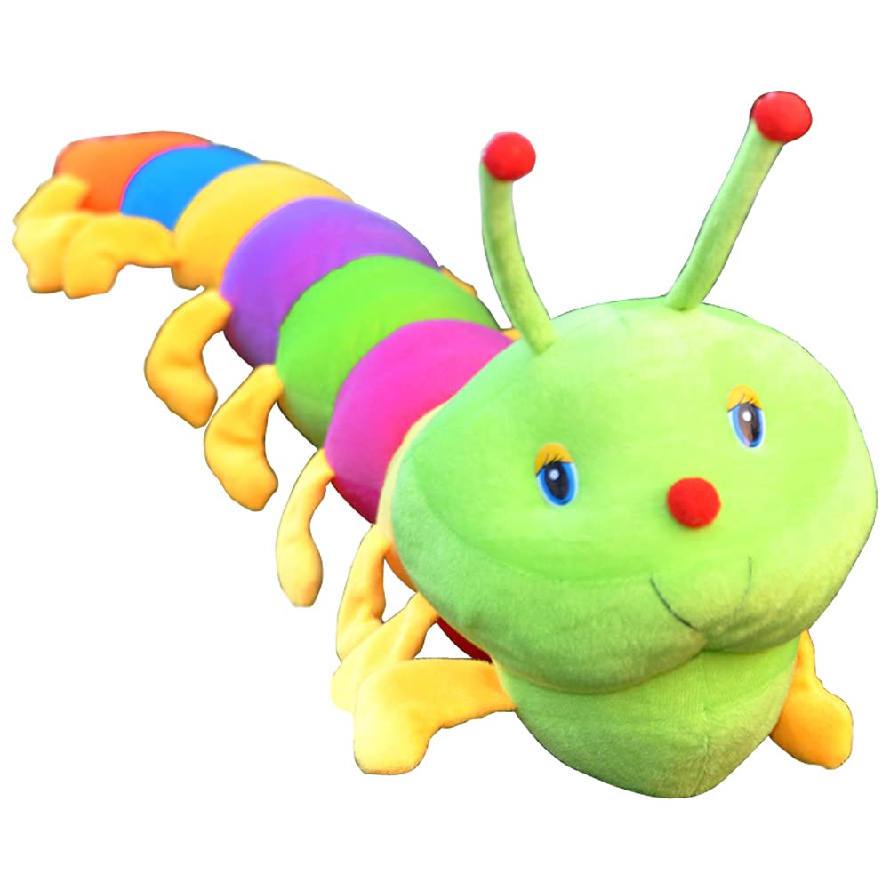[Suitcase Company] GPT Plush Caterpillar, 1.5 Meters (150cm), Cute Insect, Long Cushion, Body Pillow, Colorful, Extra Large, Cute, Gift