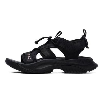 Athletics Velcro Open-Toe Sports Sandals Women Sandals Black A12W122607FBK