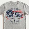 250 Years God Bless America Shirt,Christian American Flag Tee, 250 Years Anniversary USA Shirt, 1776 Patriotic T‑Shirt, Fourth of July Faith