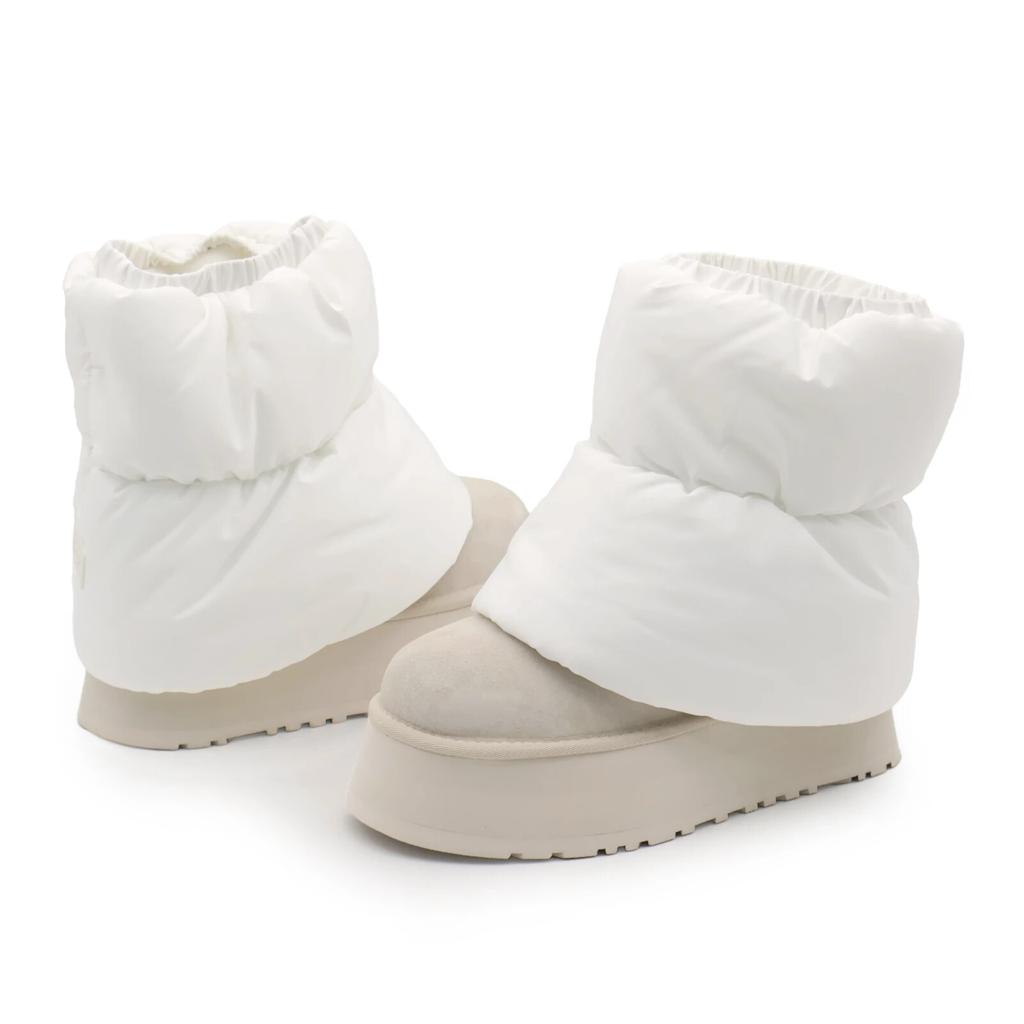 1158275-WCRM UGG Women's Classic Mini Dipper Puffer White Ceramic (Women's)