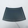 Scalloped Leather Placemat Table Mat Oil-Water-Proof And Heat-Insulating Household PU Table Coasters Kitchen Device Sets