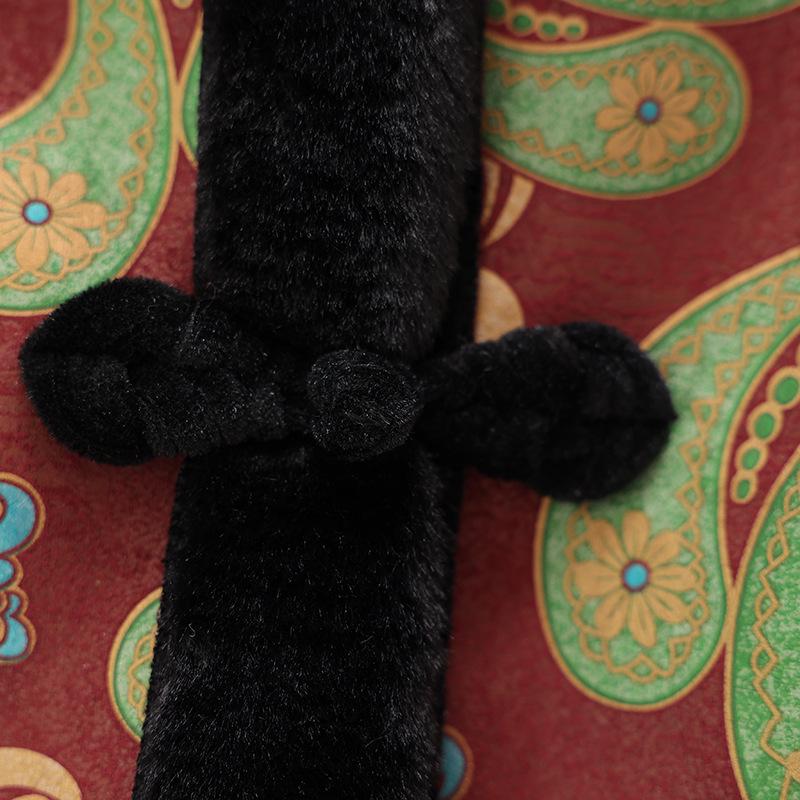 Grandma's Winter Plush Fur Collar Coat - Warmth for Middle-Aged and Elderly Women