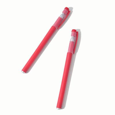 Bright Frosted Red Pen for Smooth, Skipping-Free Writing - Ideal for Office, Exams, Teacher Grading, and Homework (380 Red Pen)