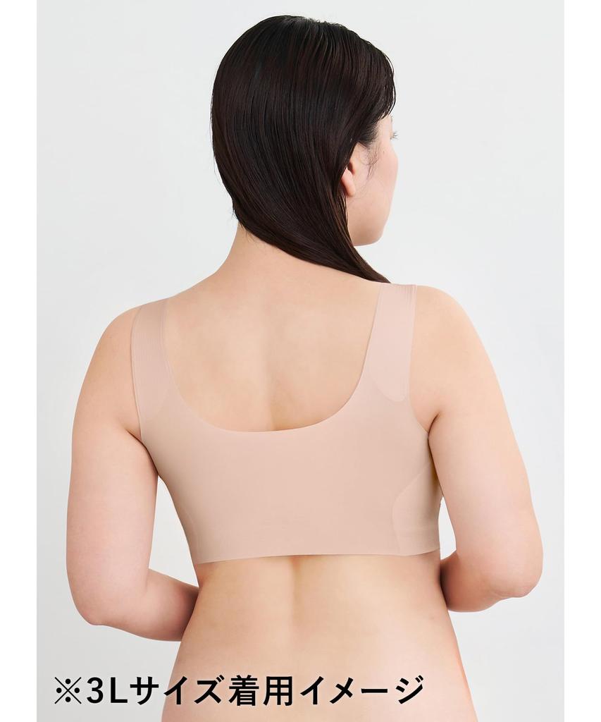 Gocochi Wireless Bra Supports a voluminous bust and creates an uplifted Available in sizes Bra Top CGG533 Half-Top [Wacoal] bustline. 3L-5L. Women's