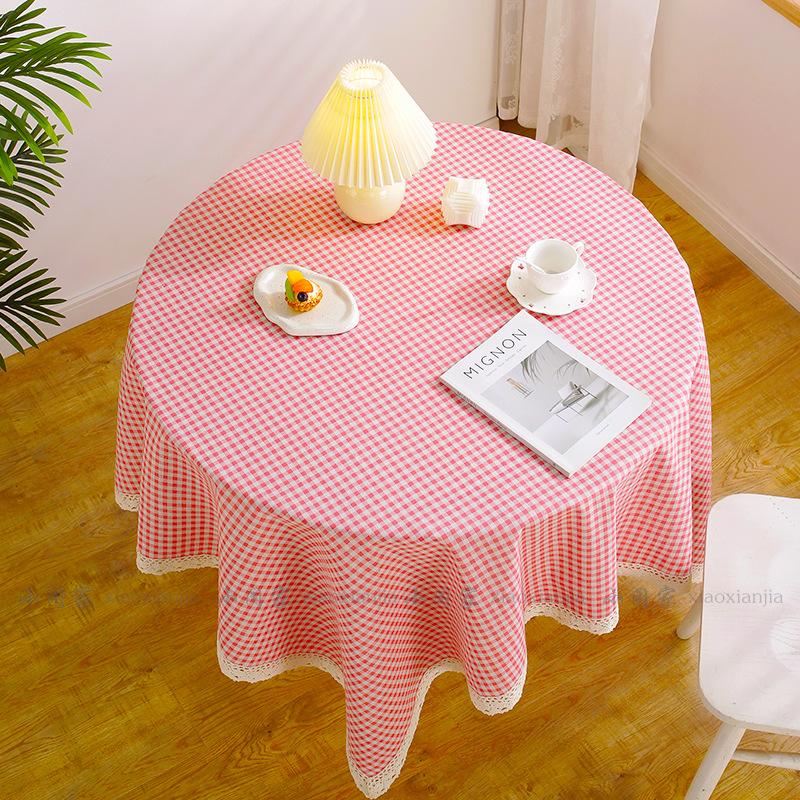 

Cute Tablecloth for Round Tables, Fashinon Leaf Pattern Tablecloths, Fnacy Table Cover Cloth Decor for Kitchen Dining 150cm красный