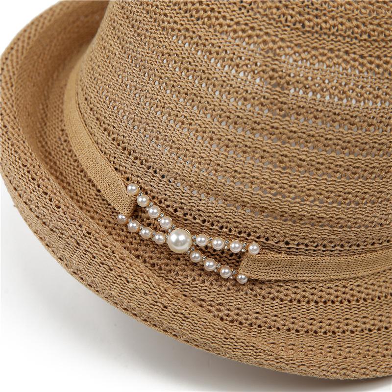 British Flower Mother Top Hat Women'S Summer Sunshade Sunscreen Hat Curled Edge Sun Hat Outdoor Mesh Basin Hat