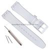 Soft Silicone Bracelet for Swatch 12mm 16mm 17mm 19mm 20mm Colorful Transparent Watchband Watch Strap Replacement with Tool
