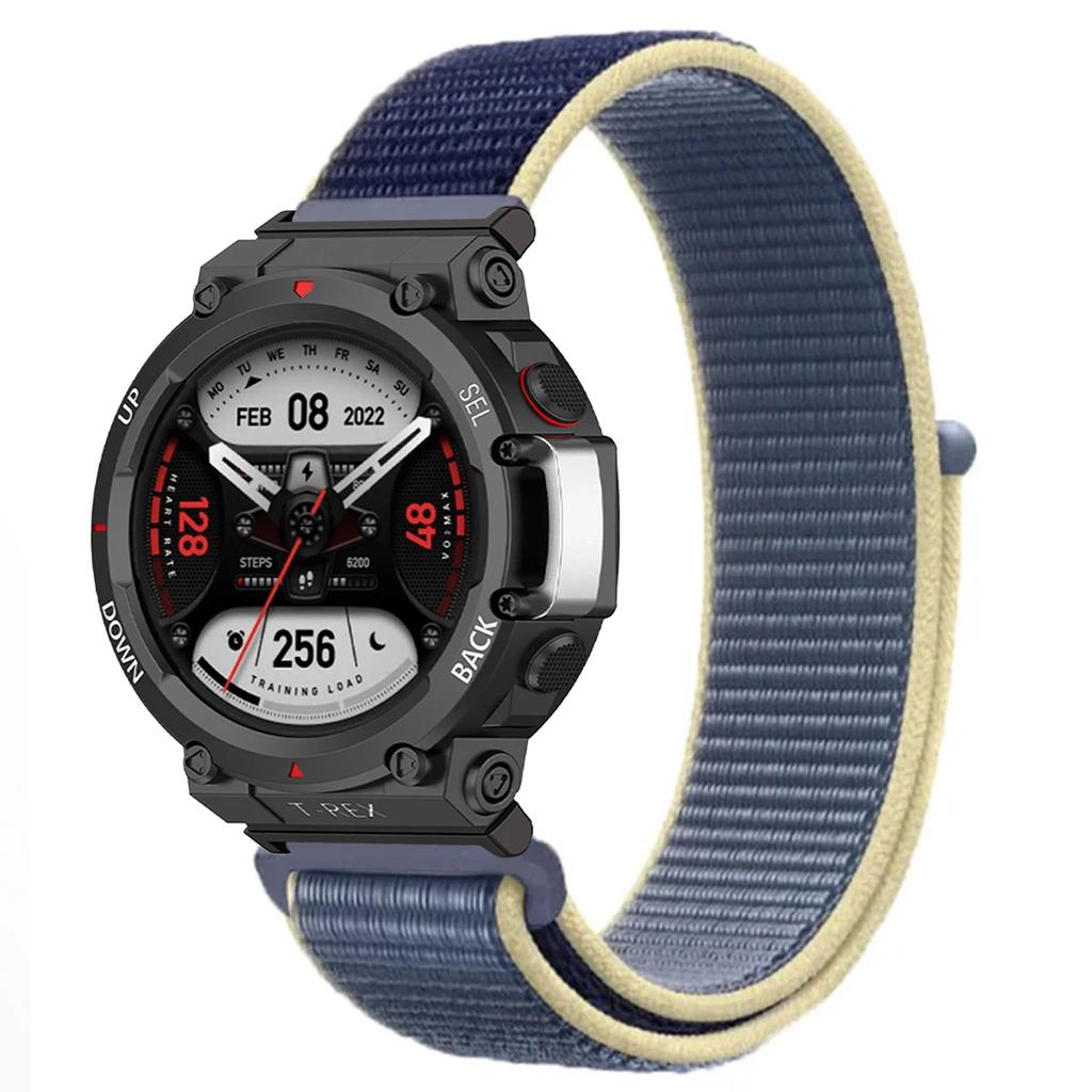 Nylon Loop Strap For Huami Amazfit T-REX 3/2 Smart Watch Band Women Men Bracelet For Amazfit T-Rex/T-Rex Pro Wristband Correa