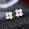 Elegante Vierblättrige Kleeblatt Kupfer Ohrstecker – Niedlicher & Schlichter Mini Schmuck