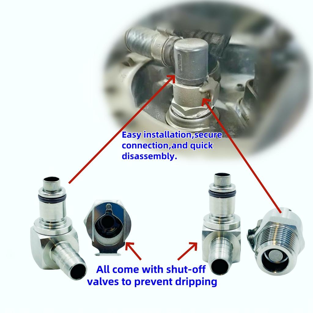 For BMW R1200GS ADV R1200RT S1000RR S1000XR K1200R K1300R K1600GTL HP4 Rninet Motorcycle Fuel pump release Quick metal connector