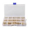 300pcs Threaded Inserts M2 M2.5 M3 M4 M5 M6 1/4-20 Insert Nuts Brass Threaded Bushing
