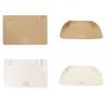 Waterproof Cat Bowl Mat PU Leather Dog Food Pad Easy To Clean Pet Anti Spill Placemat  Puppy
