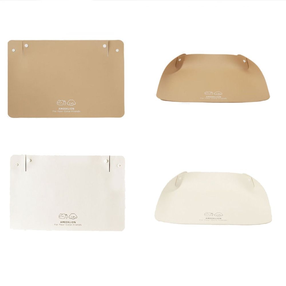 Waterproof Cat Bowl Mat PU Leather Dog Food Pad Easy To Clean Pet Anti Spill Placemat Puppy