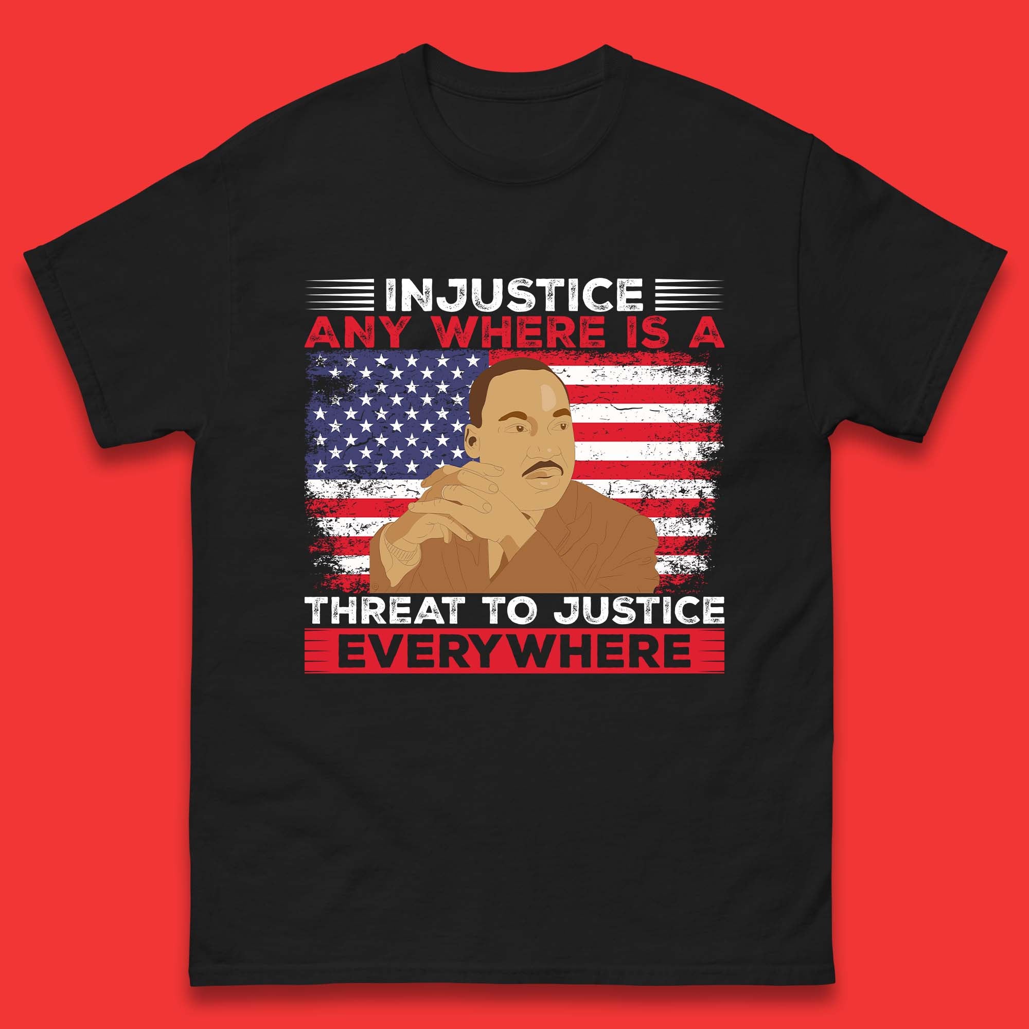 Martin Luther King Quotes Mens T-Shirt Womens Tops Tees 3XL