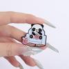 Cute Panda Enamel Pin Creative Panda Listening To Music Cartoon Animal Brooches Lapel Backpack Badge Jewelry Gifts for Friends