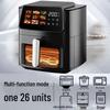 Smart Transparent LCD Air Fryer with Automatic French Fries Oven Function