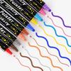 36 Colors Dual Tip Acrylic Pens Markers for Wood Stone Rock Painting Glass Ceramic Surfaces Student Stationery Supplies