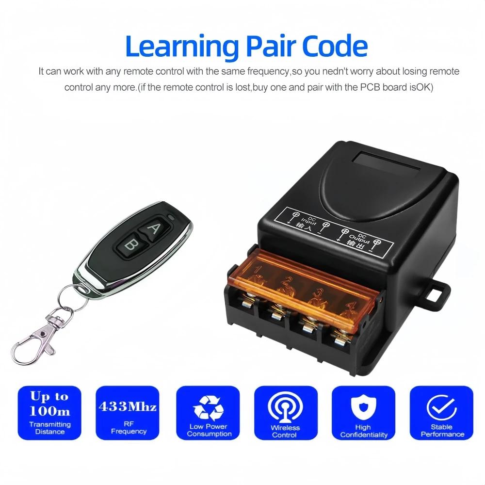 433Mhz Remote Control Switch AC220V 30A Hign Power Remote Control Transmitter for Water Pump Motor LED/Electric Appliance