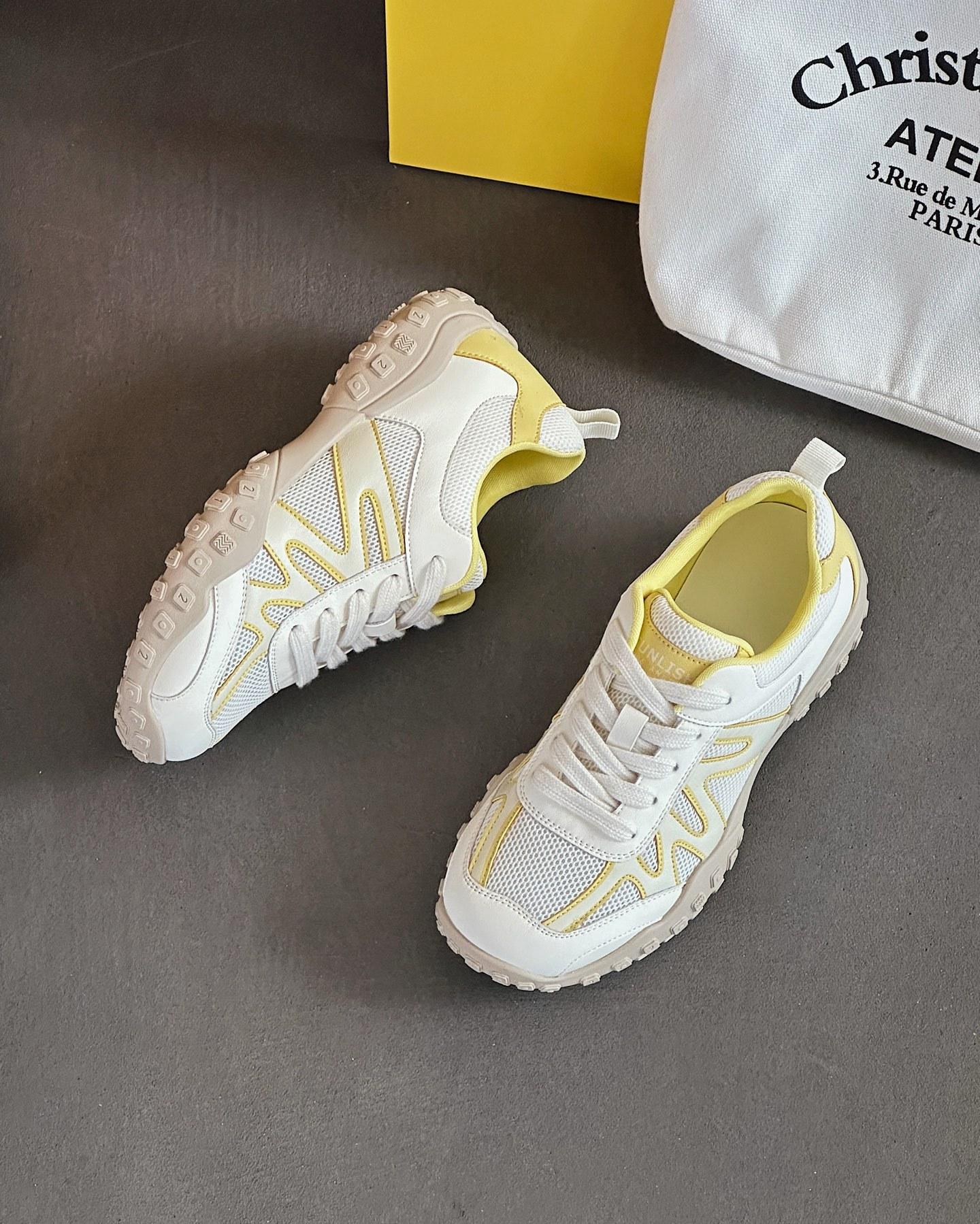 

Showing feet small leather dad shoes women s shoes 2025 popular summer breathable single network outdoor leisure sports moral training shoes 40