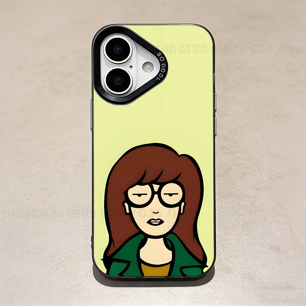 Cartoon D-Daria Case For IPhone 11 12 13 14 15 16 17 Pro Max XS X XR Cover