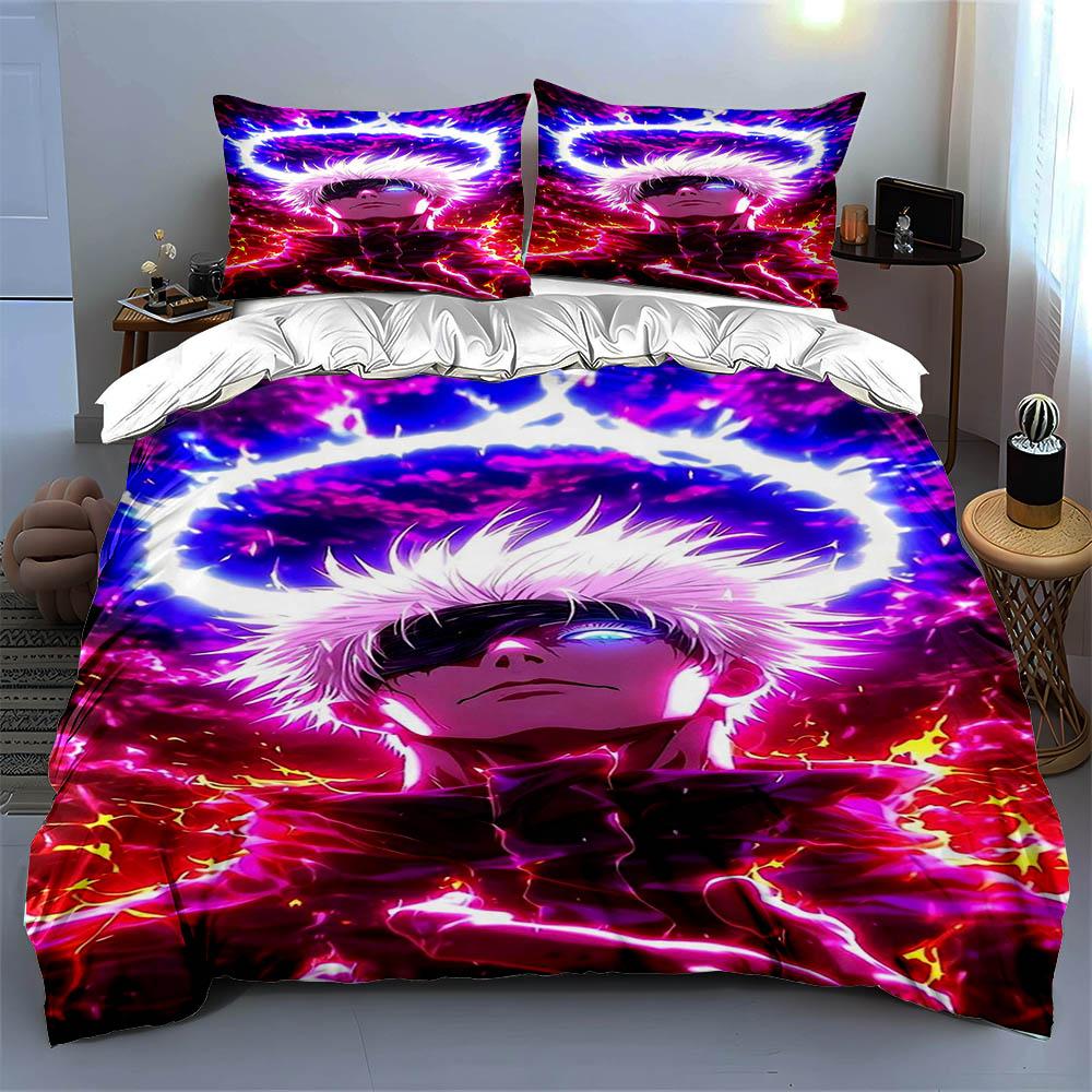 Vibrant electric aura Bedding Duvet cover sets Duvet covers Pillowcases gifts (1 * Duvet Cover 2 * Pillowcases, without duvet insert)