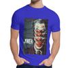 Męska Koszulka Z Okrągłym Dekoltem Joker Joaquin Phoenix Hip Hop Męska 100% Bawełny Homme Tee