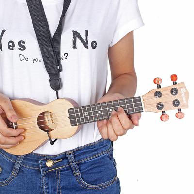 17-palcová mini vrecková gitara Redwood Ukulele hudobný nástroj s puzdrom