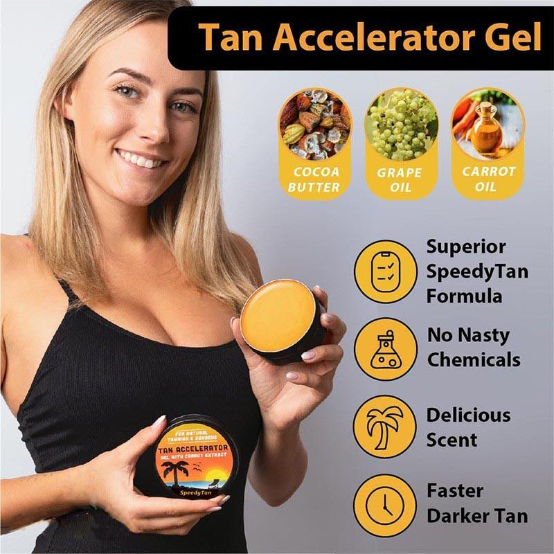 

Роскошный гель для темного загара, улучшенный интенсивный ускоренный загар для соляриев и уличного загара, 90 мл