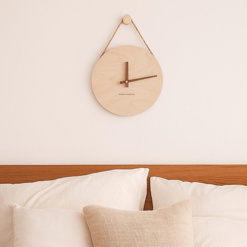 Round Scale Clock Hanging Aesthetic Clock Home Decor Wall Clock Bedroom