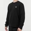 Timberland Logo Embroidered Solid Color Crewneck Sweatshirt Men Sweatshirt Black A5SF8-001