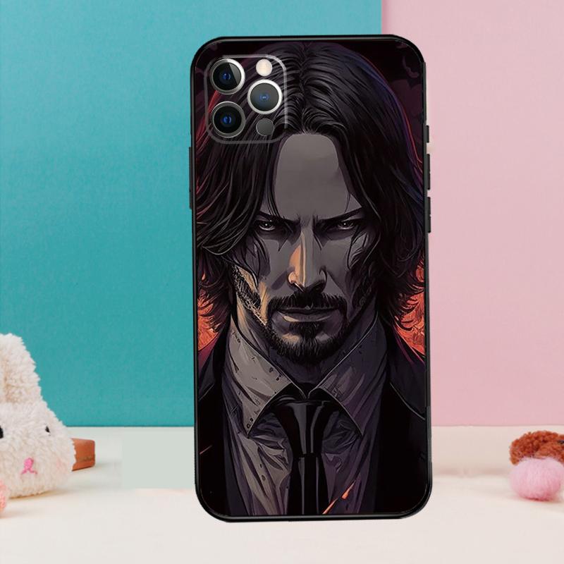 John Wick Phone Case For iPhone 18 11 12 13 14 15 16 Pro Max X XR XS Plus Silicone Bumper Back Cover