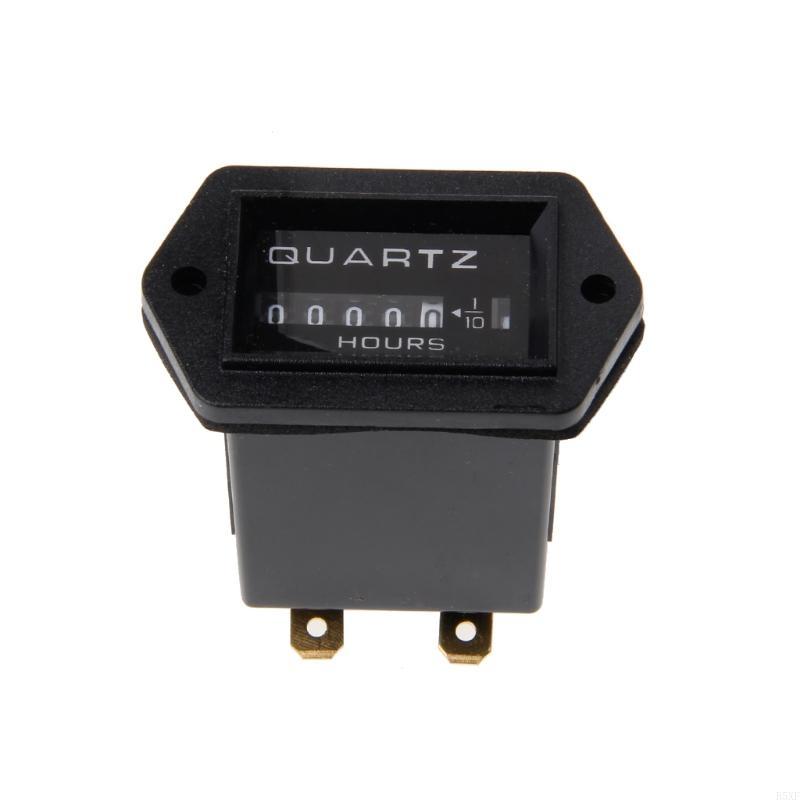 2025 New 12v-36v Hour Meter for Car Truck Marine Boat Generator Engine Round Gauges Timer