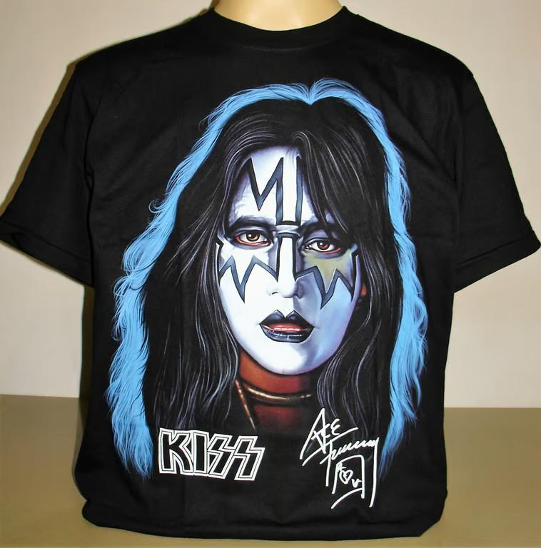 Kiss Ace Frehley 1978 Solo Album Retro T-Shirt Size S M L XL 2XL 3XL Rock Band Unisex T-Shirt S