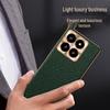 Electroplated Cross Texture Phone Case for Xiaomi 14PRO/13ULTRA/14ULTRA/12 - Light Luxury Design.