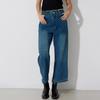 Women's Denim Classic Versatile High Waist Fashionable Trousers