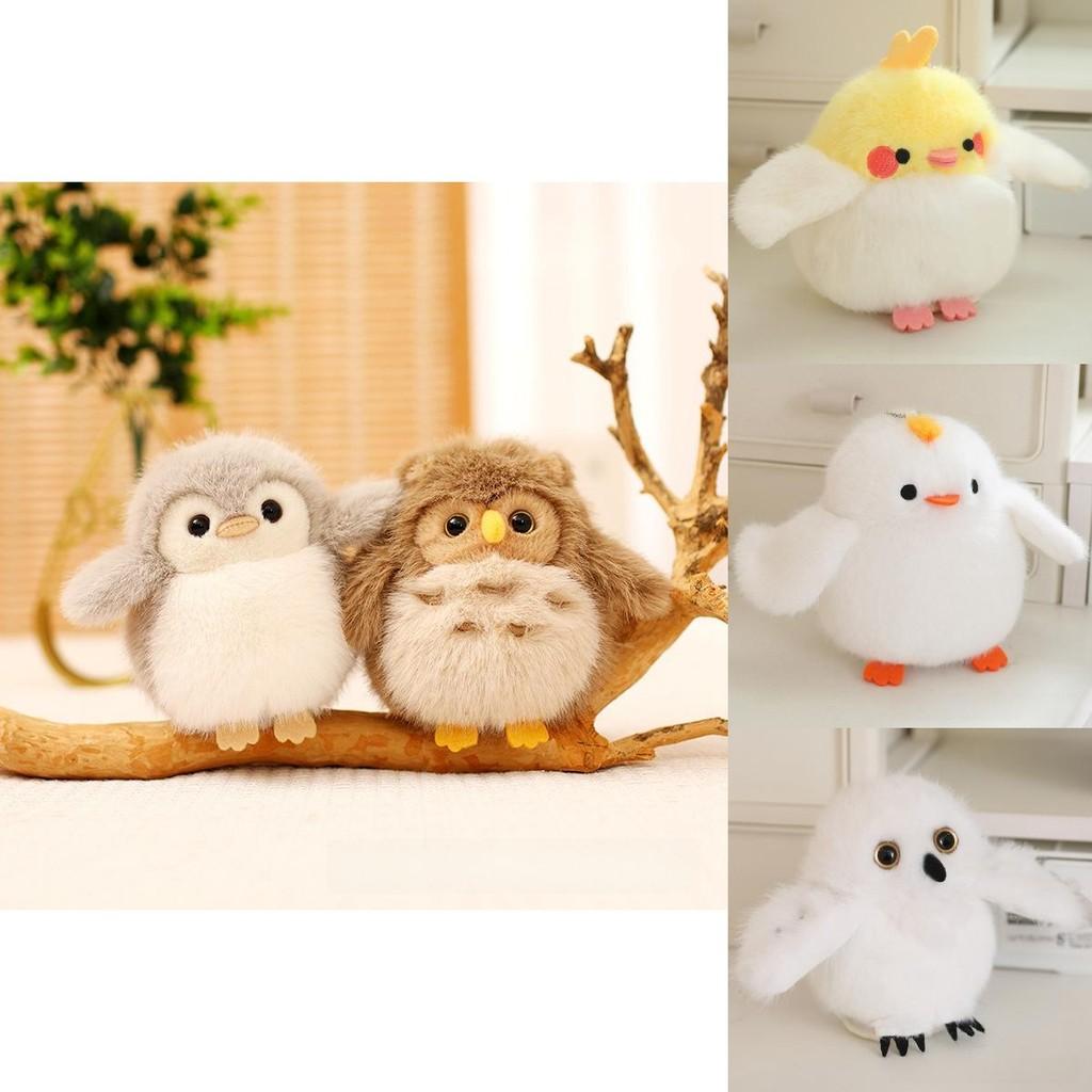 Vogel Plüschtier mit magnetischen Saugknöpfen zur Schulterdekoration und als Geschenk